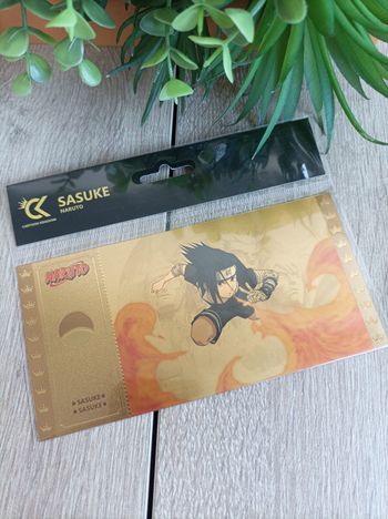 Golden ticket Sasuke Uchiwa cartoon kingdom Naruto