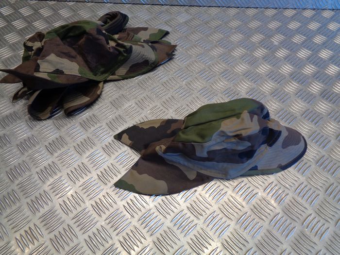 casquette F1 avec protège nuque CE militaire camouflage csv socovet balsan differentes tailles - photo numéro 3