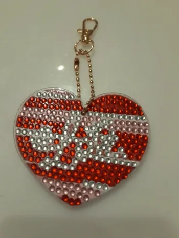 Porte clé coeur