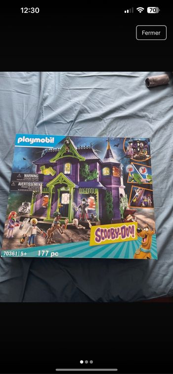 Playmobil 70361 manoir hanté scooby doo