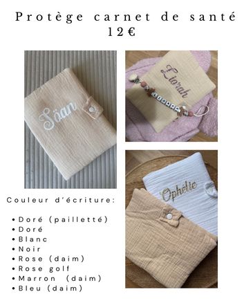 Protège carnet de santé 