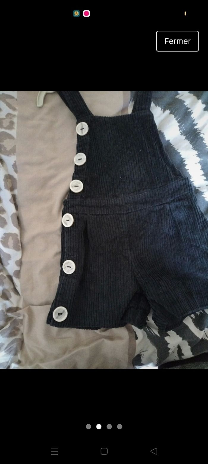 Lot de salopettes fille