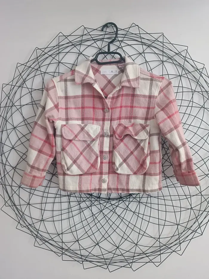 Surchemise a carreaux Zara 116cm