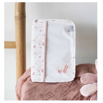 Protège carnet de santé bébé Fleuri Rose et Lili Trois Kilos Sept NEUF