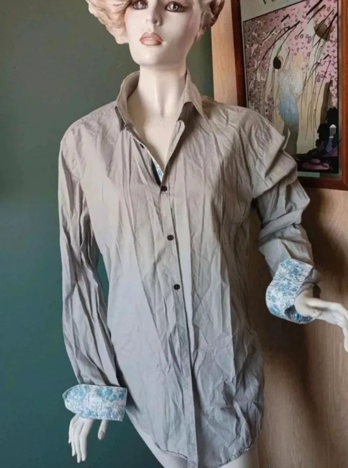 Chemise grise  L - photo numéro 6
