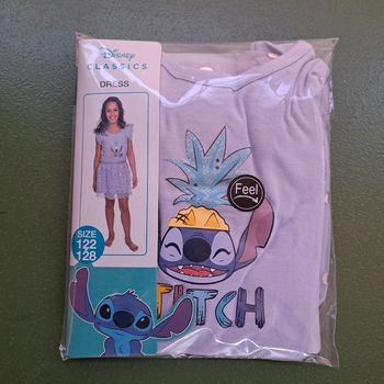 Robe stitch 122-128 neuve