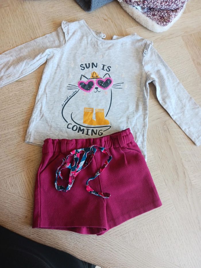 Ensemble fille 2 ans obaïbi
