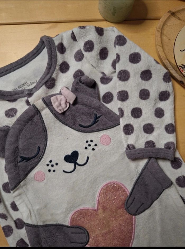 Pyjama pour fille taille 9mois marque du pareil au même très bon état - photo numéro 5