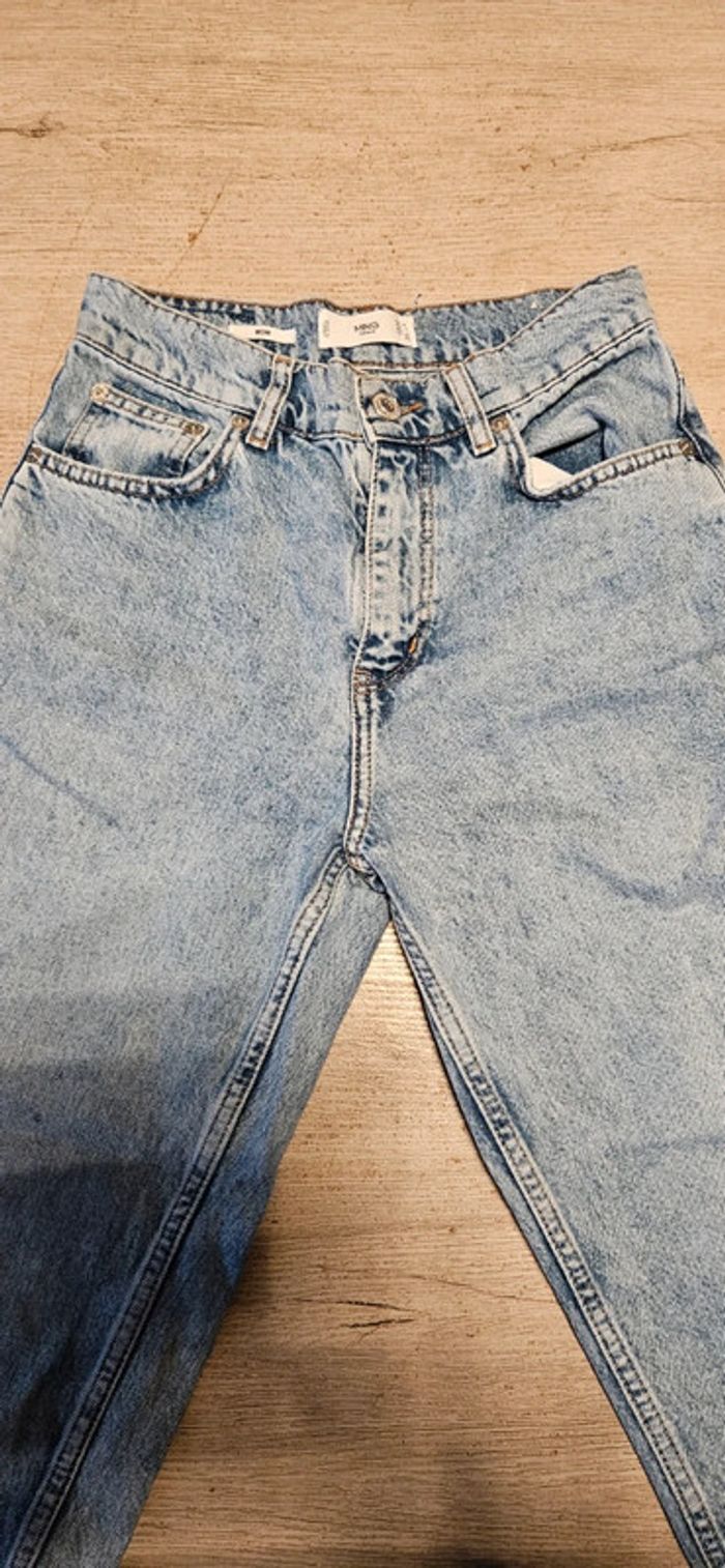 Jean s bleu Mom de Mango, taille 34, nickel - photo numéro 5