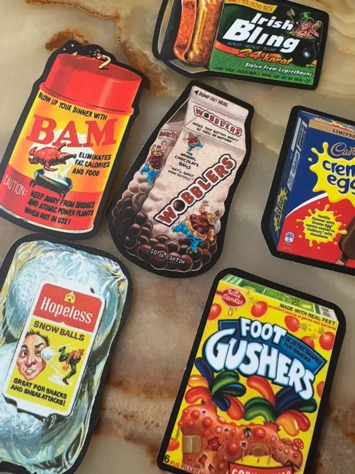 Stickers food nourriture 6 pièces - photo numéro 2