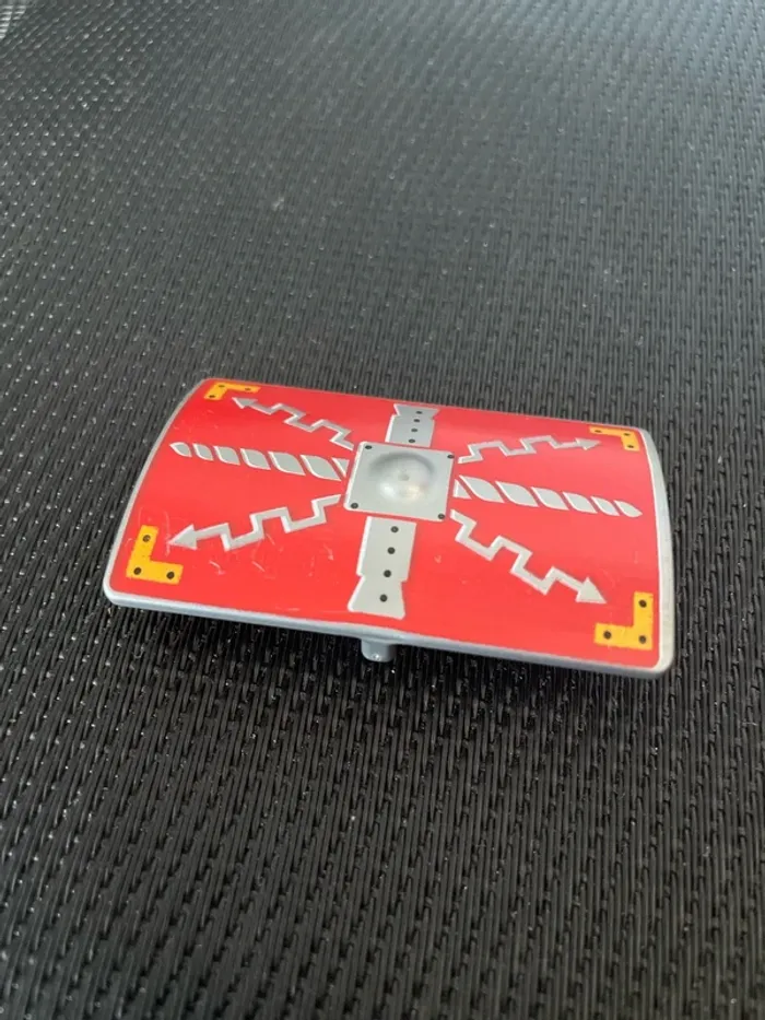 Playmobil grand bouclier légionnaire romain 4271 4276 5841 7512 7878 pièces détachées - photo numéro 3