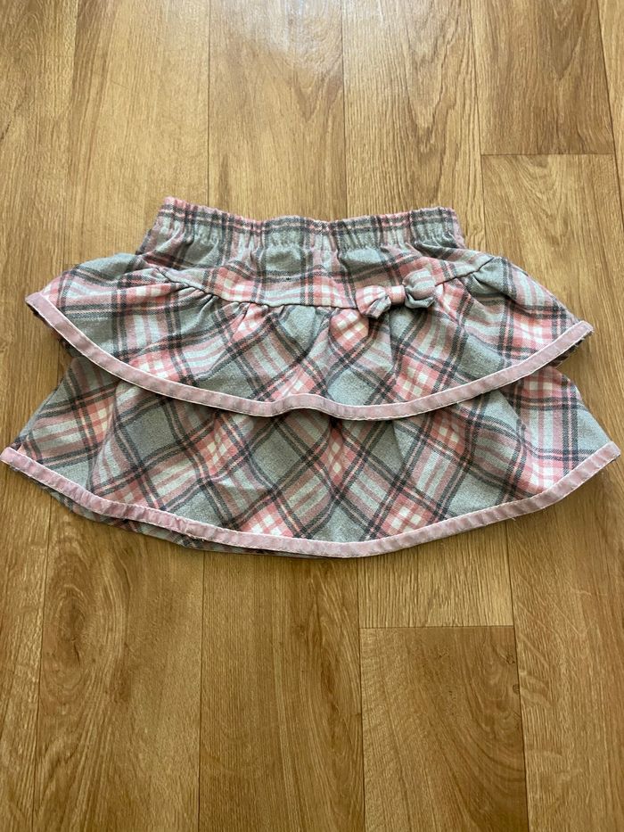 Jupe velours à carreaux 18-24 mois