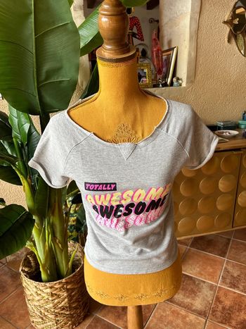 Primark sweat manche courte taille 13 ans neuf