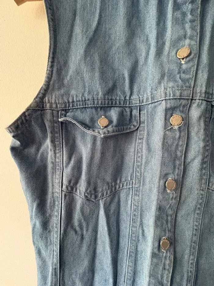 Robe longue boutonnée en jean taille 2 Mim - photo numéro 2