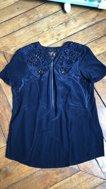 Blouse bleu marine, The Kooples, T. M