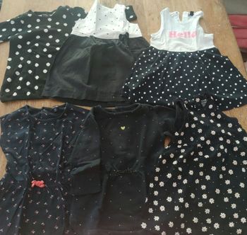 Lot 6 robes Kiabi 18 mois