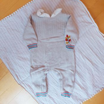 Combi maille doublée 3 mois