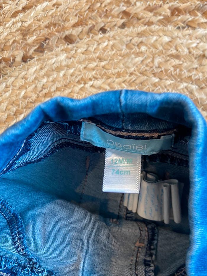 Jeans fille 12 mois Obaibi - photo numéro 2