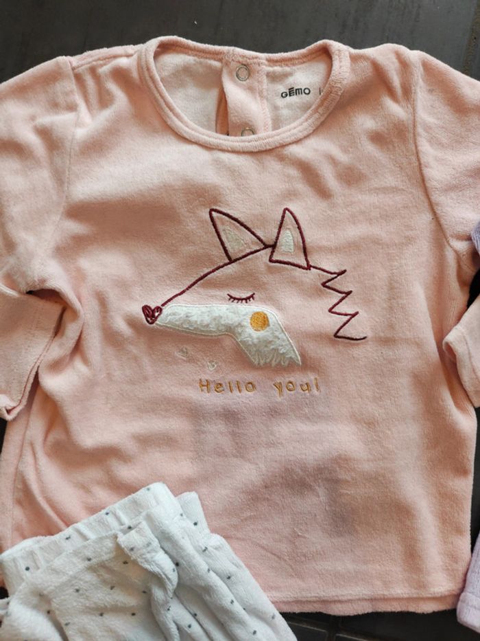 Lot de pyjama 2 pièces 4 ans - photo numéro 3