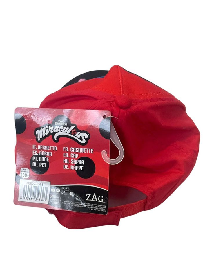 Casquette Miraculous Lady Bug taille enfant neuf - photo numéro 3
