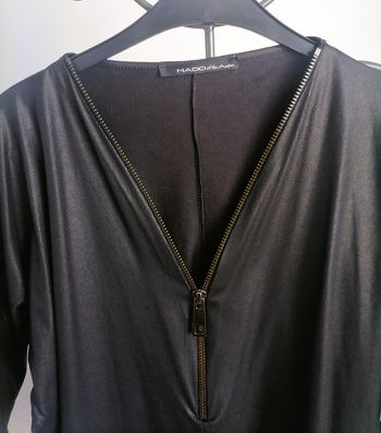 Haut Simili cuir noir