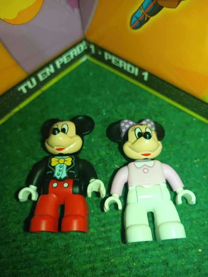 Figurine duplo/ lego " mickey et minnie" - photo numéro 3