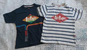 Lot de 2 t-shirts Lee Cooper garçon  - 5 ans - style marin & coloré