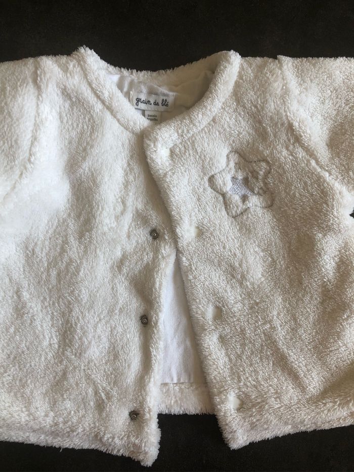 Gilet tout doux 3 mois fille - photo numéro 3