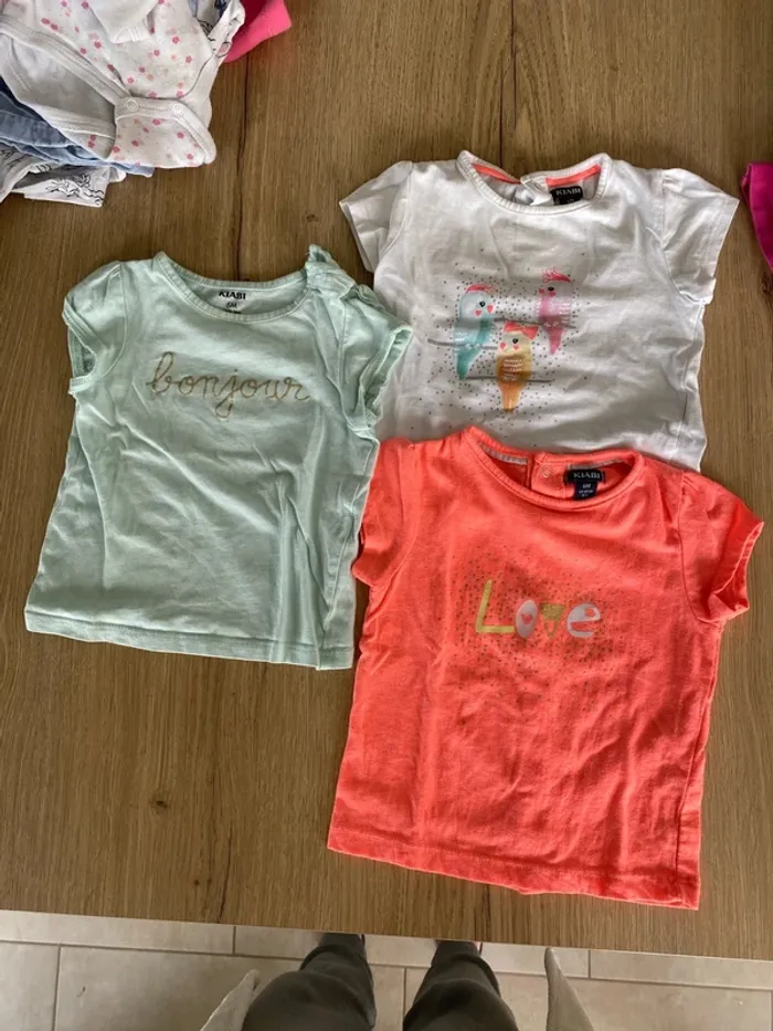 Lot de 3 tee shirt 6 mois