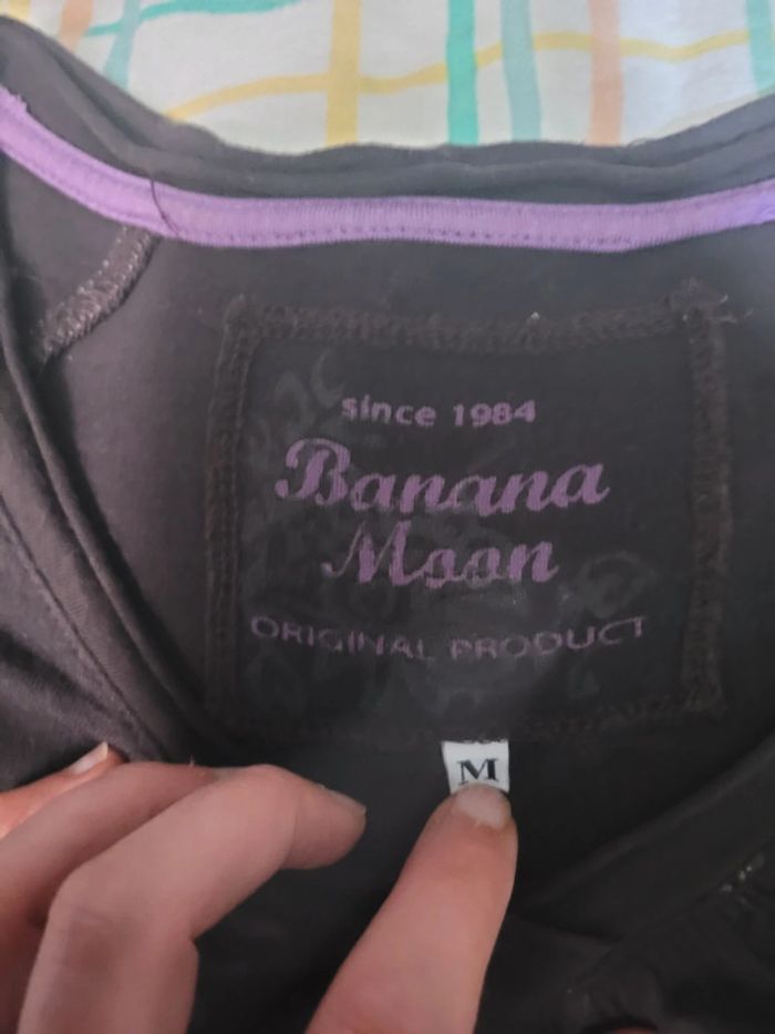 T-shirt manches longues, banane moon, marron - photo numéro 4