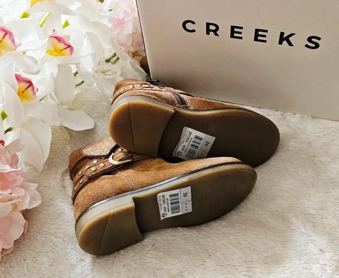 Bottes Bottines Cuir Zip Creeks T26 - photo numéro 2