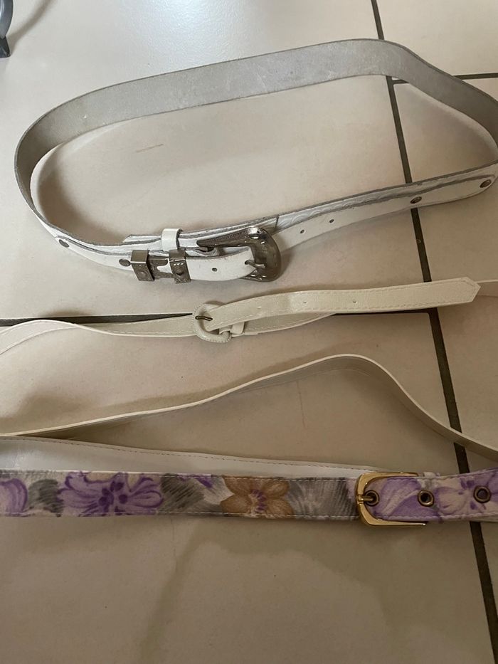 Lot ceinture vintage - photo numéro 2