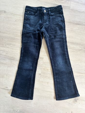 Pantalon velours bleu