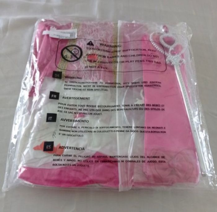 Déguisement robe princesse rose et ces accessoires 7ans - photo numéro 8