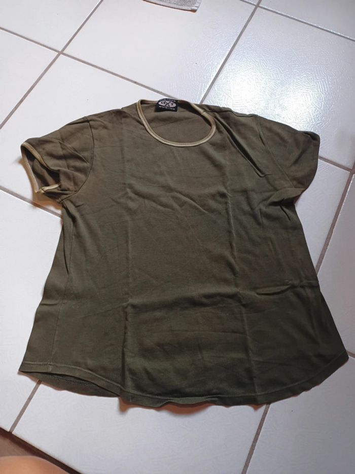 T-shirt femme vert kaki - photo numéro 8