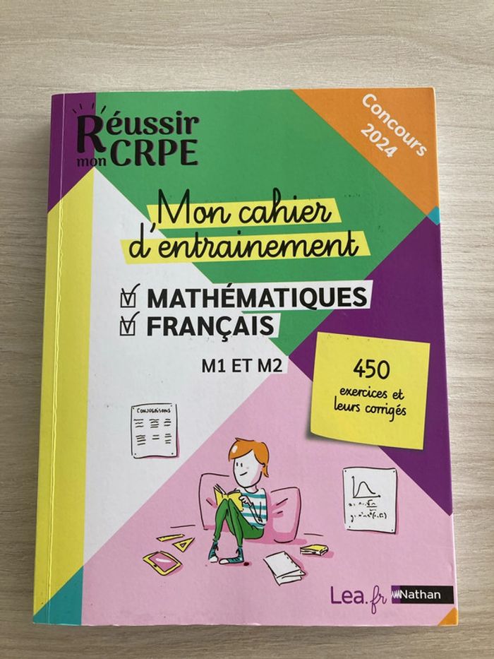 Réussir mon CRPE 2023‑2024 – Mathématiques & Français