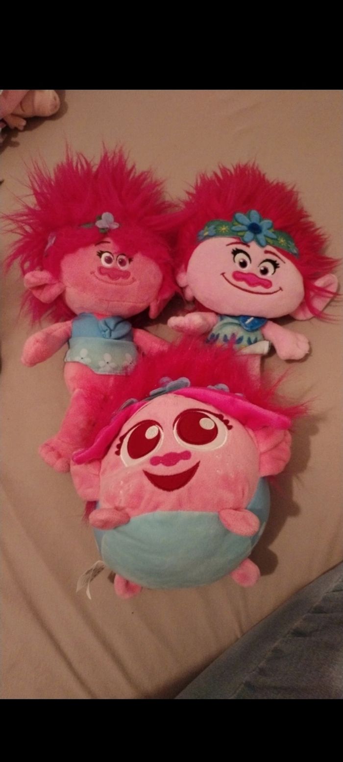 Peluches les trolls