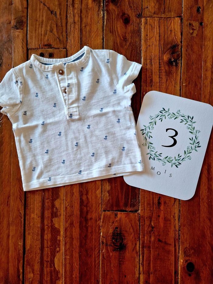 T-shirt manches courtes Kiabi 3 mois