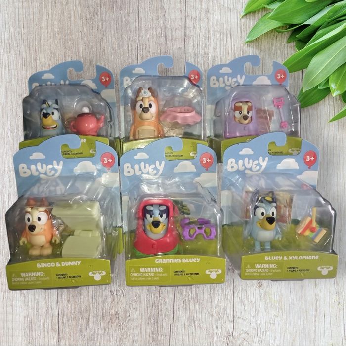 Lot de 6 figurines bluey - photo numéro 2