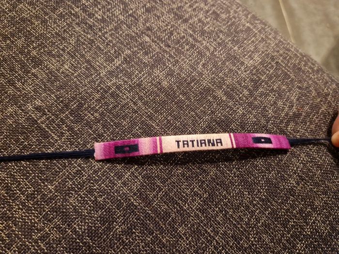 Bracelet prénom Tatiana