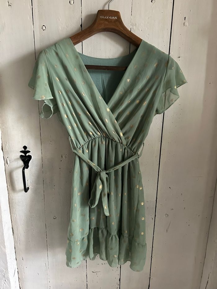 Robe vert sauge - photo numéro 1