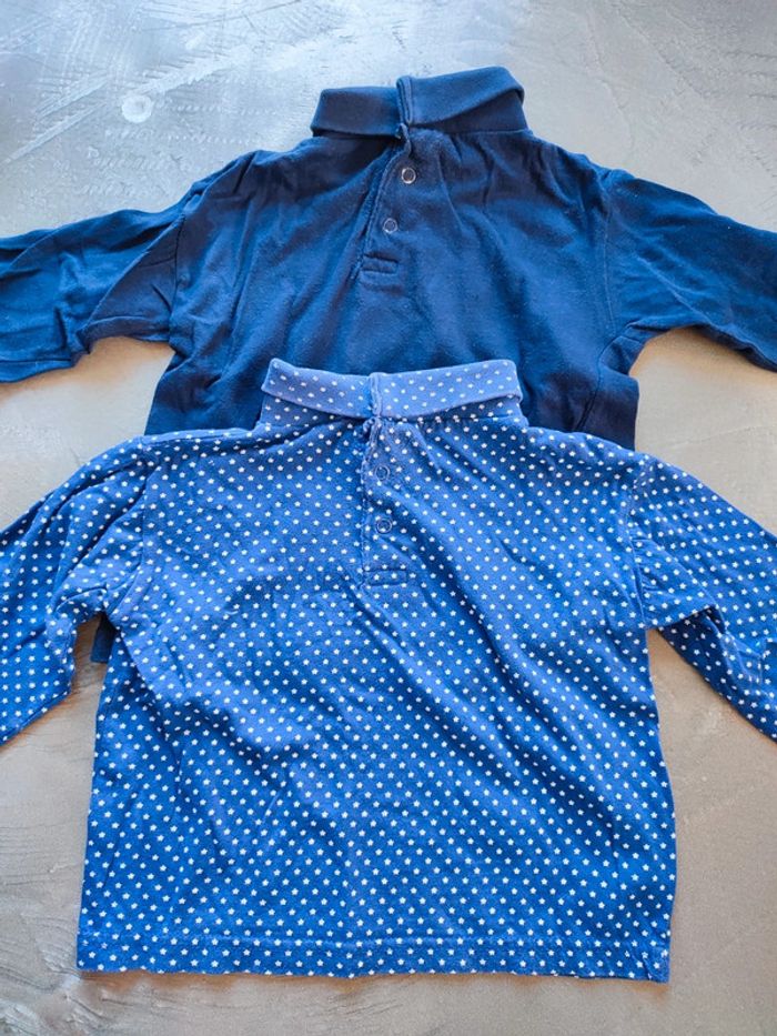 Lot de 2 sous pull bleu fille 36 mois - photo numéro 6