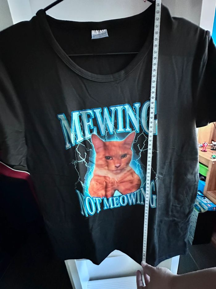 T-shirt Not Meowing  Taille L (Petit) - photo numéro 4