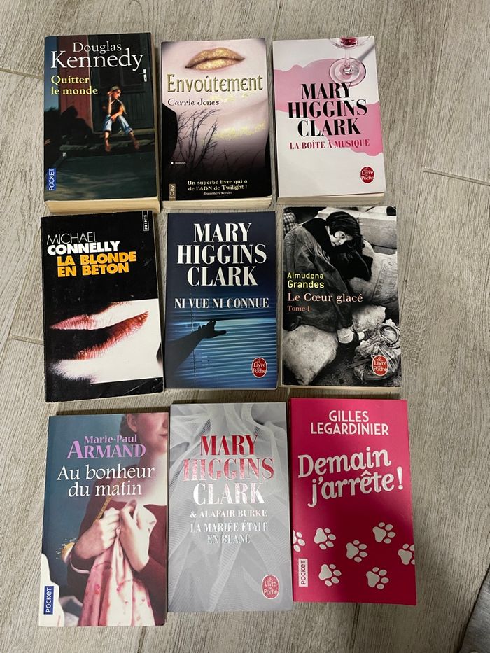 Lot 9 livres