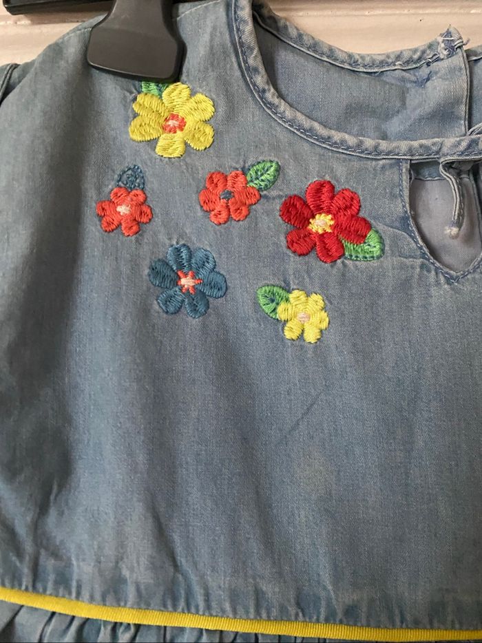 Robe broderie fleur DPAM - photo numéro 3