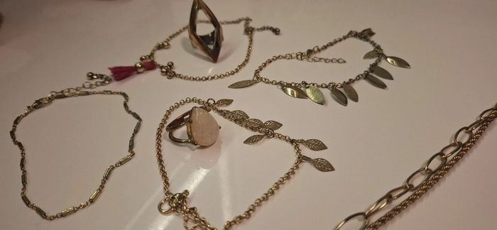 Lot bijoux dorés - photo numéro 2