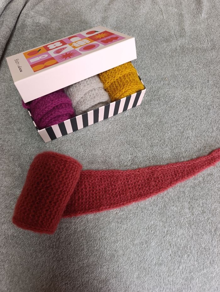 Sophie scarf nuage écharpe sophie terracotta neuf fait main - photo numéro 3