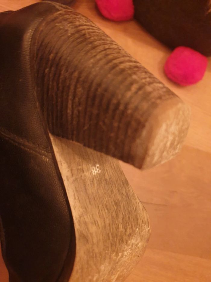 Bottine cuir taille 38 - photo numéro 6