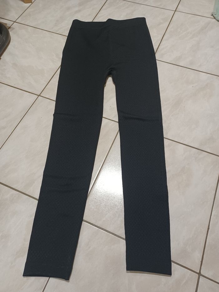 Legging légèrement molletonné noir