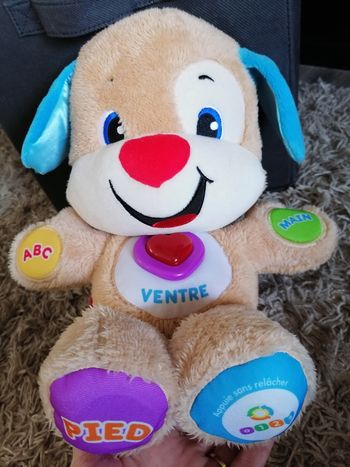 Peluche chien interactif